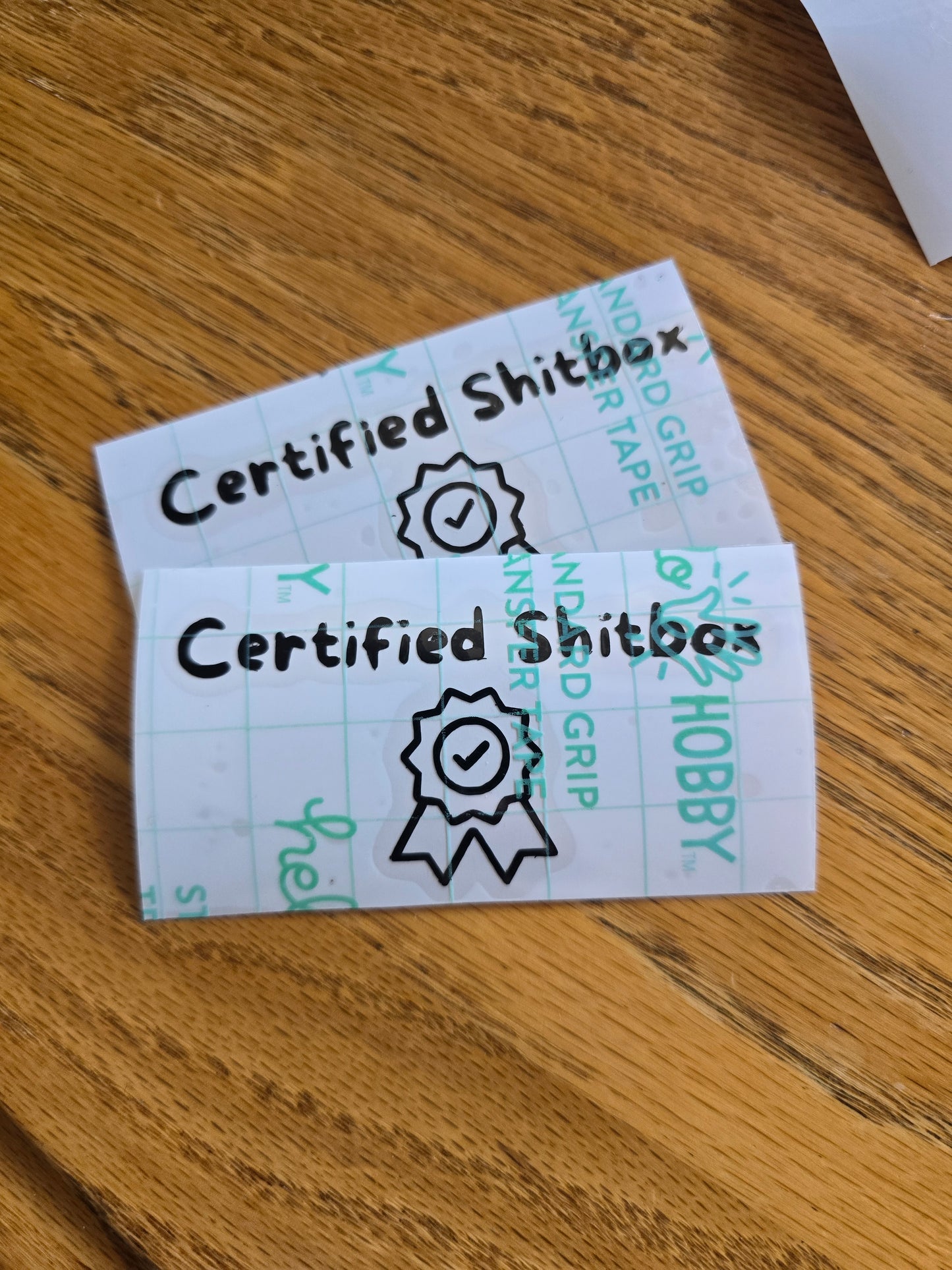 Certified Shitbox vinyl decal