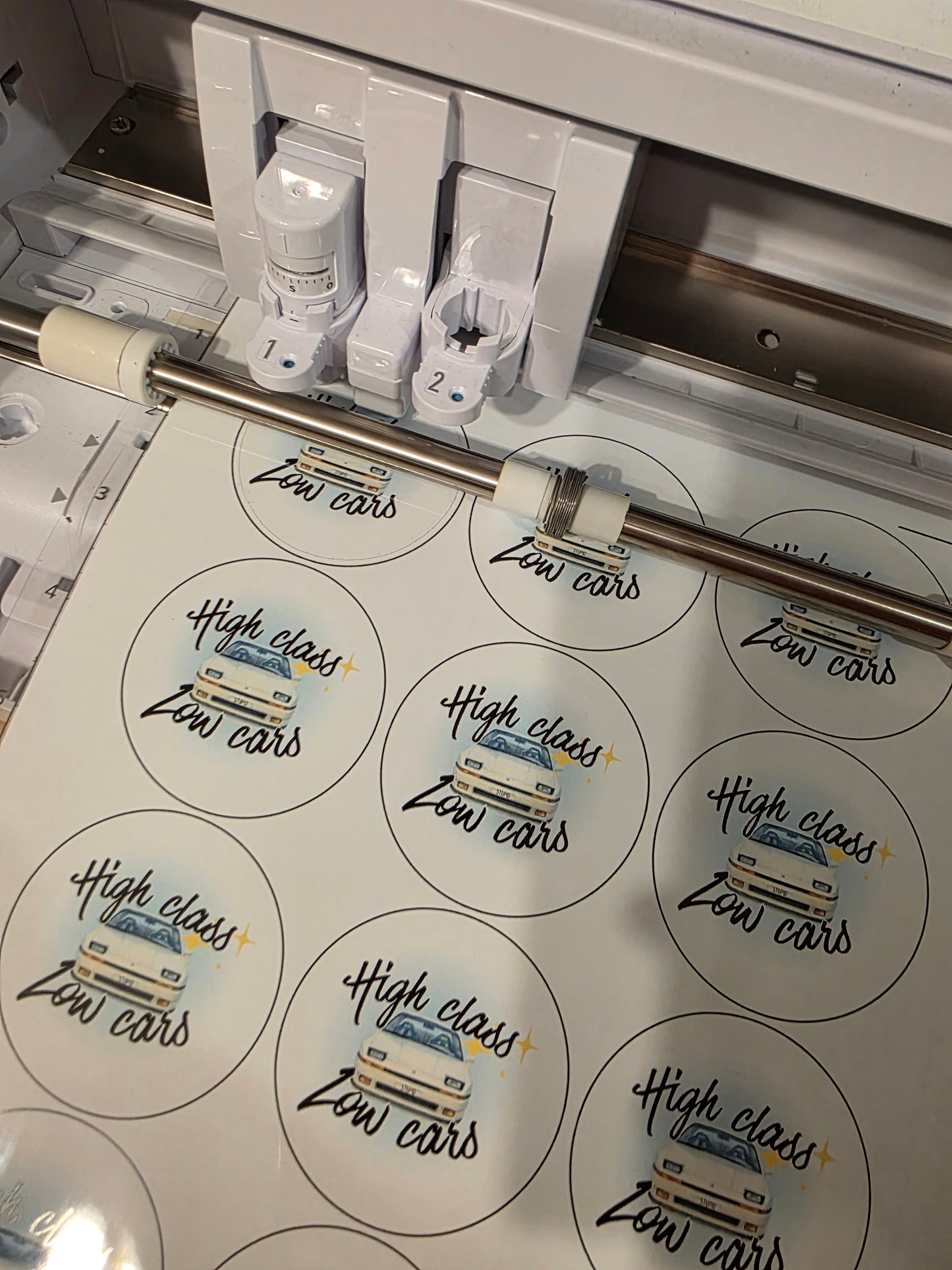 Low cars high class sticker